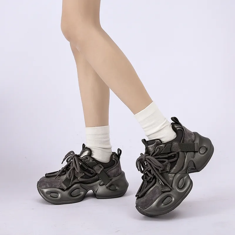 DAPHNE Low Top Chunky Sneakers Women's-2