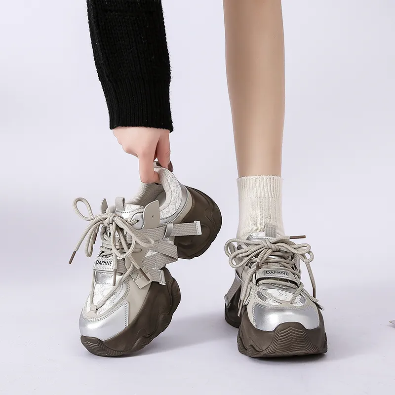DAPHNE Low Top Chunky Sneakers Women's-2