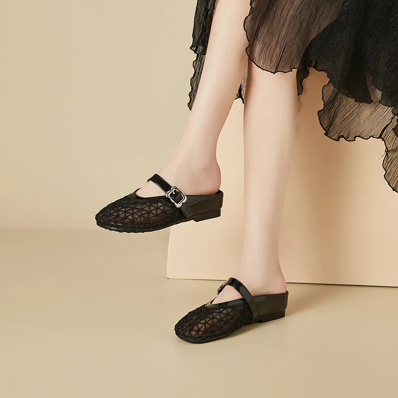 DAPHNE Abrasion Resistant Slip Resistant Closed Toe Slippers Women's-9