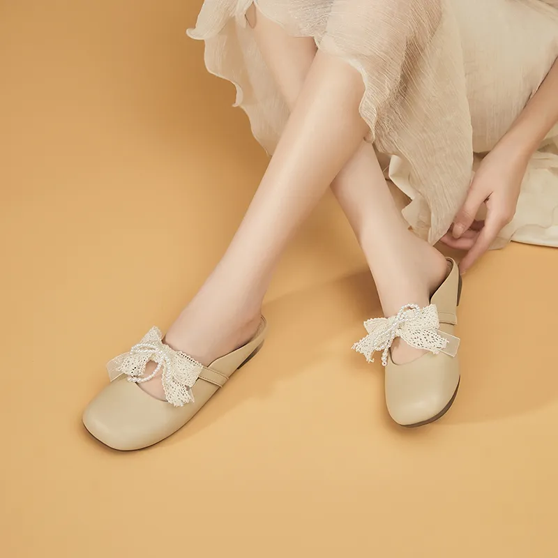DAPHNE Closed Toe Slippers Women's-11