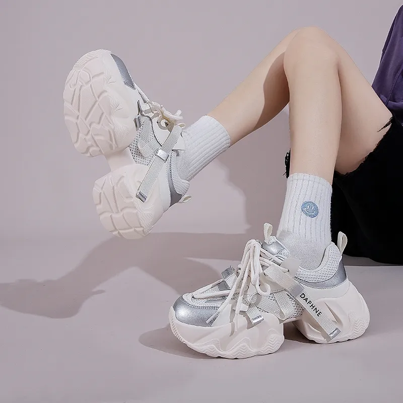 DAPHNE Low Top Chunky Sneakers Women's-4