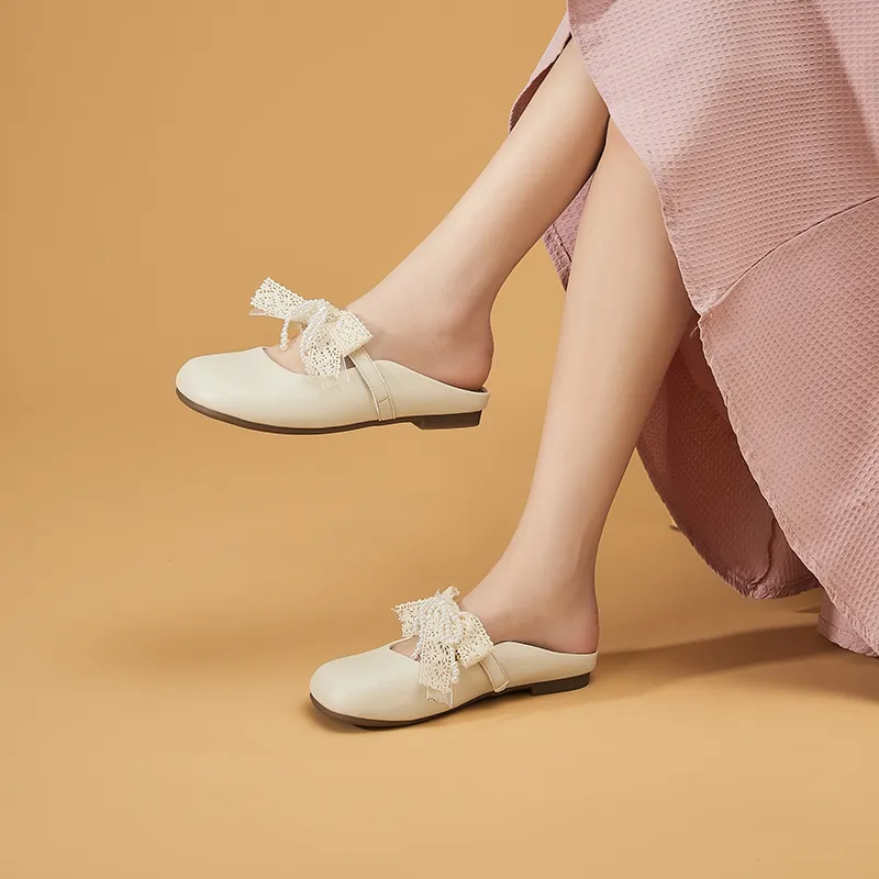 DAPHNE Closed Toe Slippers Women's-5