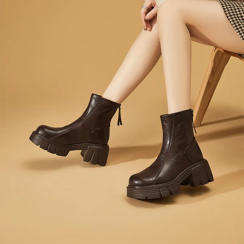 DAPHNE Ankle Boots Women's Black-10