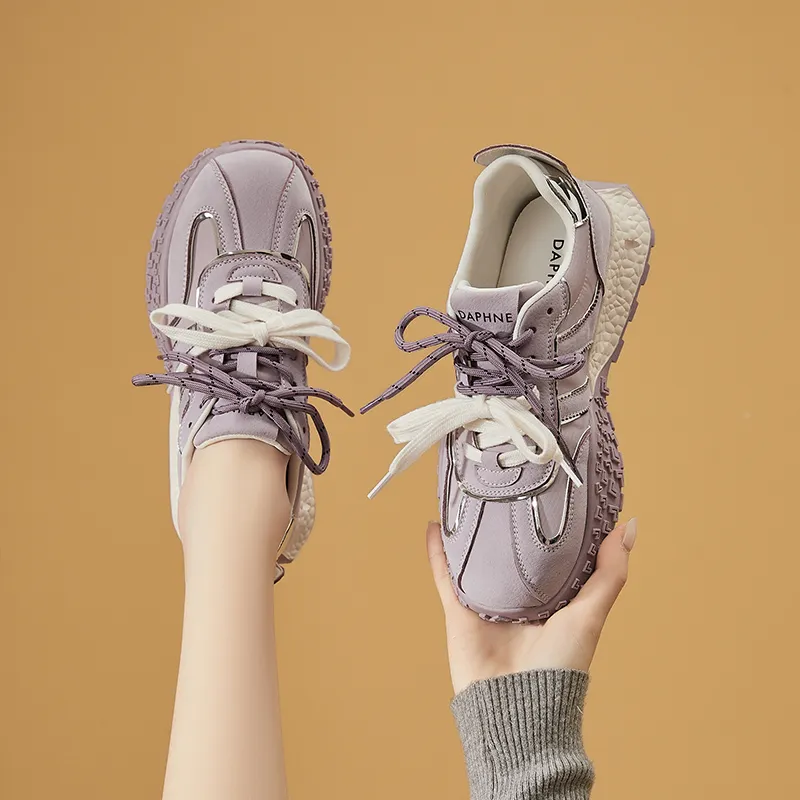 DAPHNE Cushioning, Wear Resistant Low Top Casual Shoes Women's-4