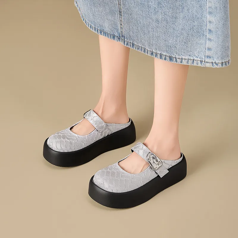 DAPHNE Closed Toe Slippers Women's-4