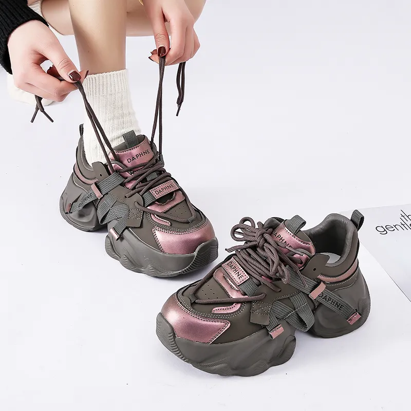 DAPHNE Low Top Chunky Sneakers Women's-35