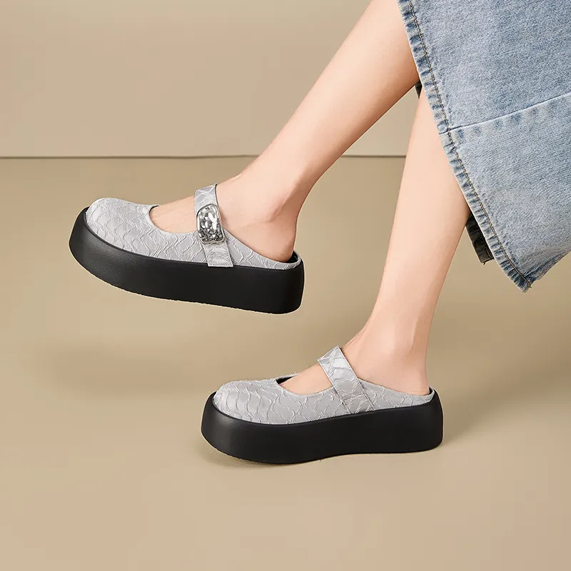 DAPHNE Closed Toe Slippers Women's-5