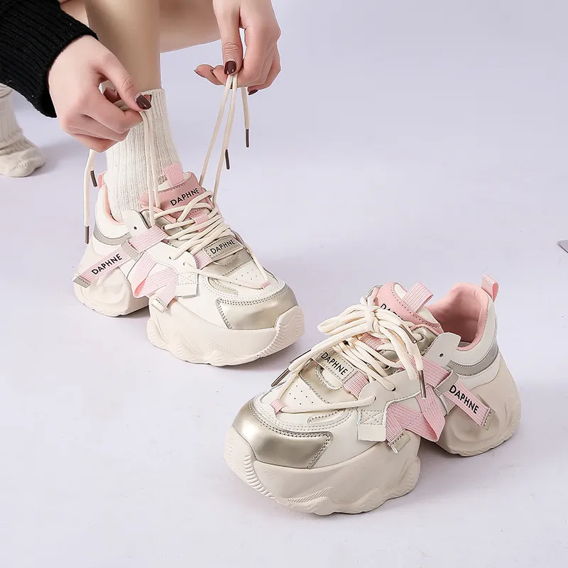 DAPHNE Low Top Chunky Sneakers Women's-11