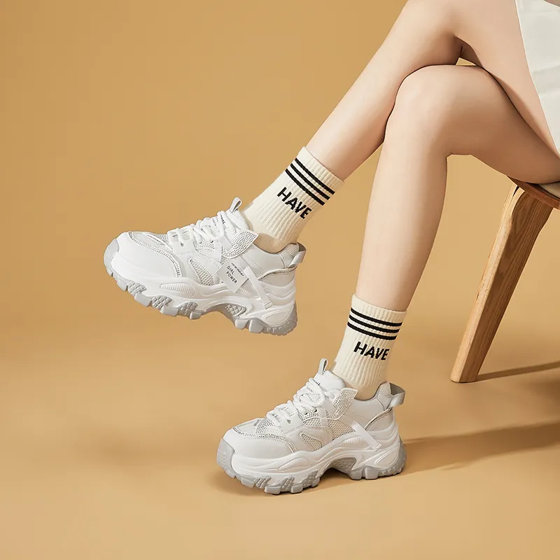 DAPHNE Low Top Chunky Sneakers Women's-2