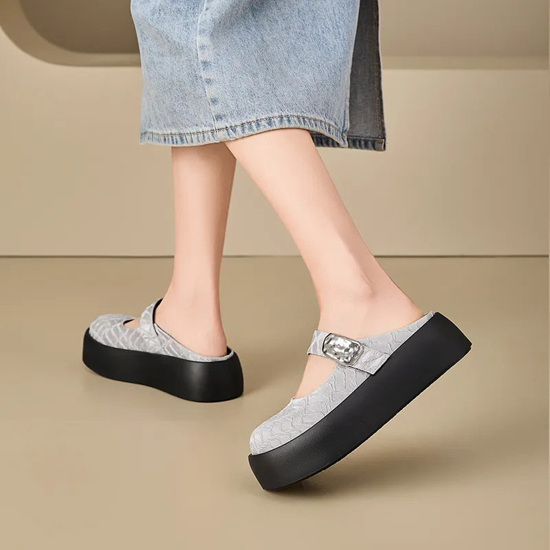 DAPHNE Closed Toe Slippers Women's-3