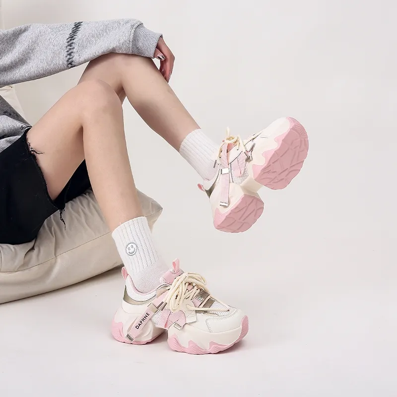 DAPHNE Low Top Chunky Sneakers Women's-17