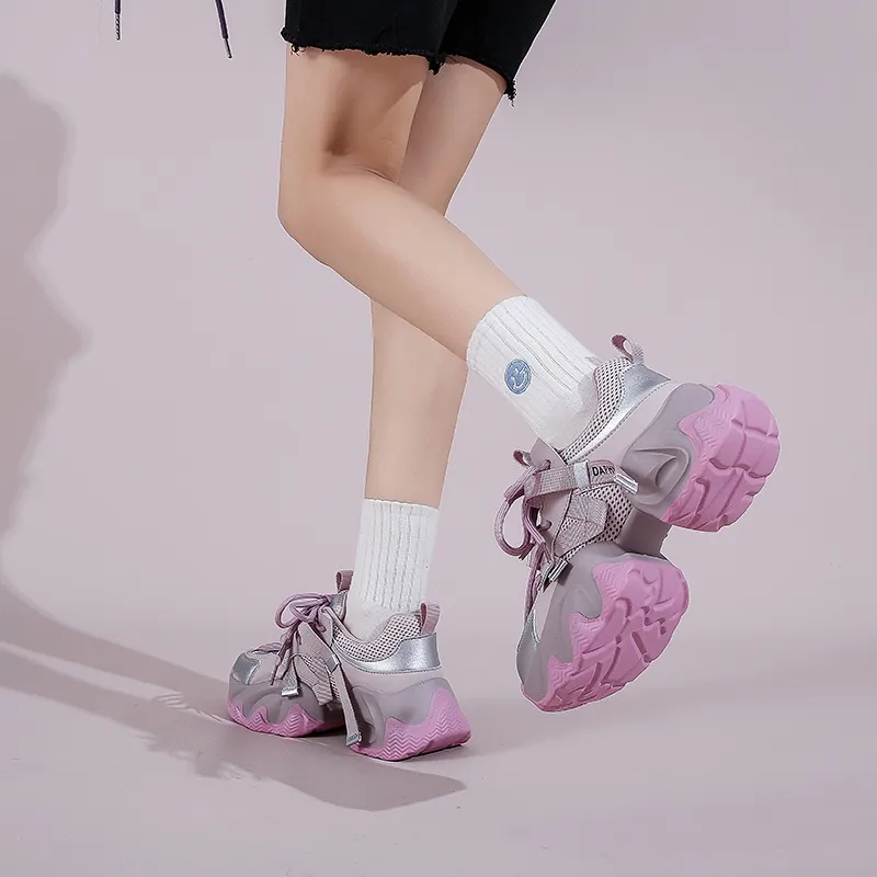 DAPHNE Low Top Chunky Sneakers Women's-9