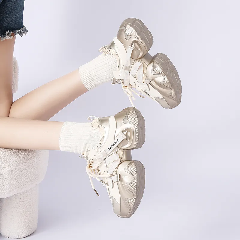 DAPHNE Low Top Chunky Sneakers Women's-28