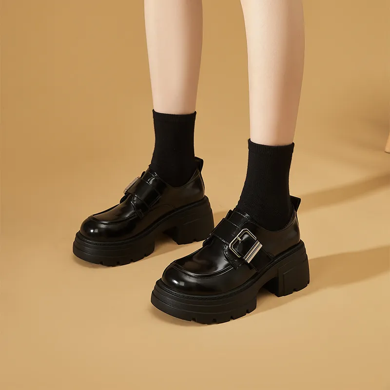DAPHNE Chunky Heel High Heels Women's-2