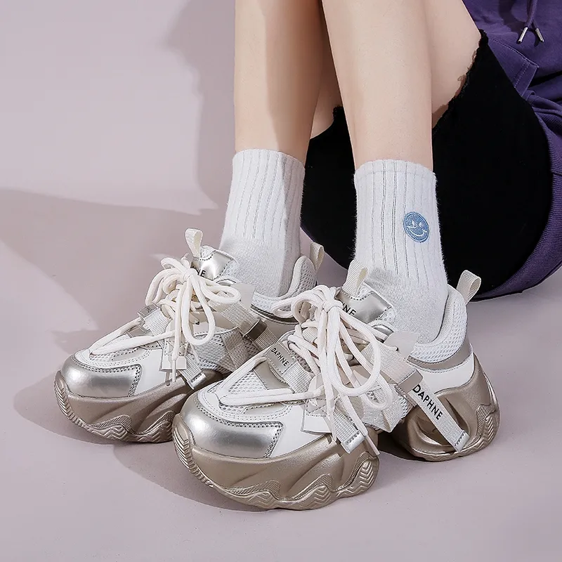 DAPHNE Low Top Chunky Sneakers Women's-13