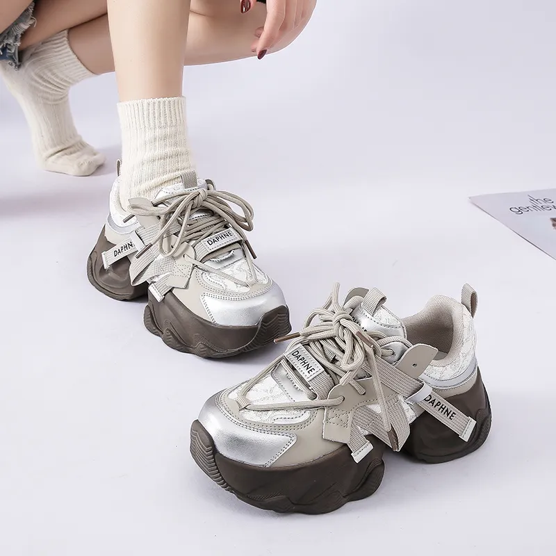 DAPHNE Low Top Chunky Sneakers Women's-5