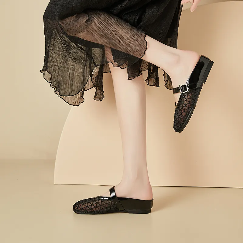 DAPHNE Abrasion Resistant Slip Resistant Closed Toe Slippers Women's-8