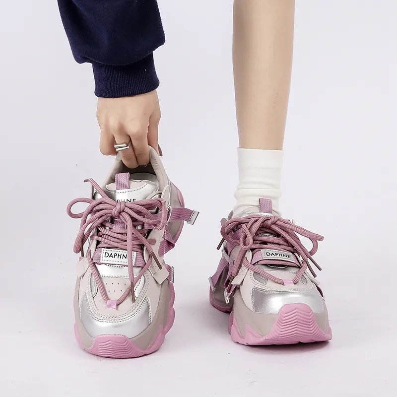 DAPHNE Low Top Chunky Sneakers Women's-14