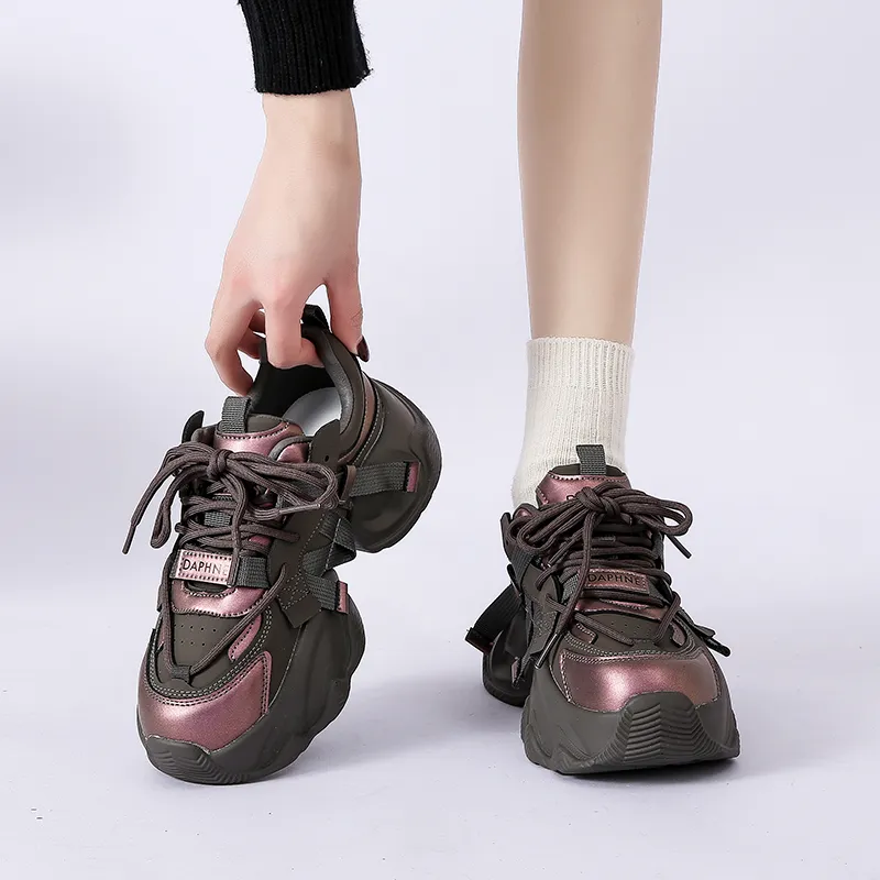 DAPHNE Low Top Chunky Sneakers Women's-32