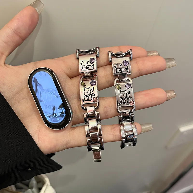 PULAISI Xiaomi Compatibility Watch Band 256mm Stainless Steel Material-5
