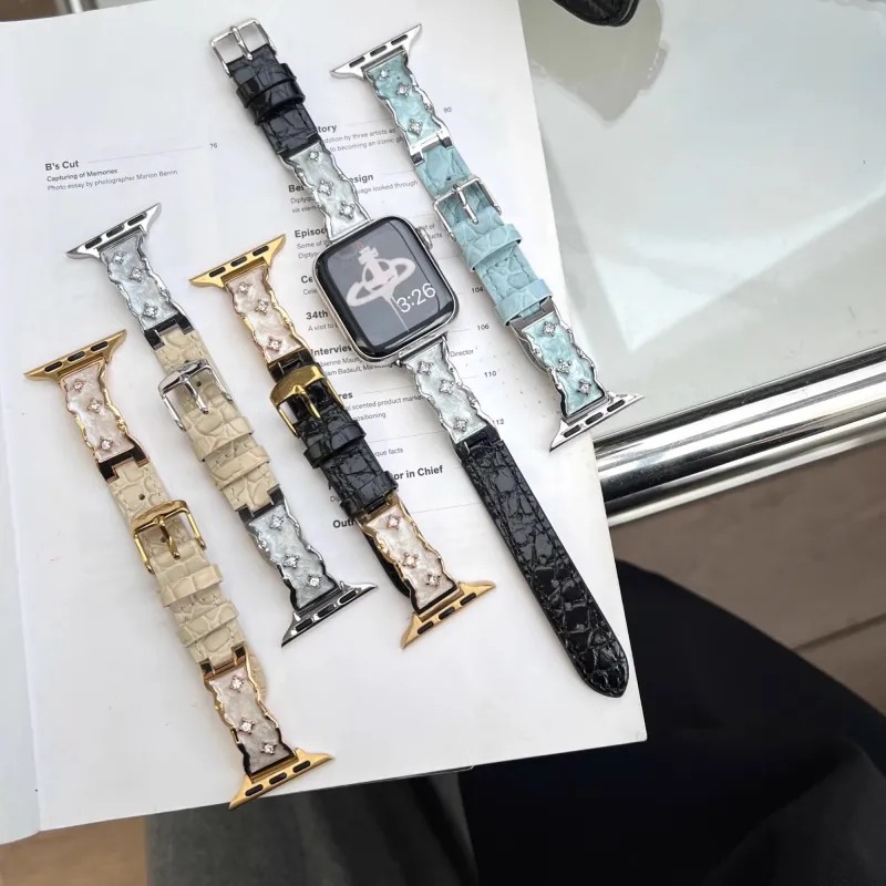 PULAISI Apple Compatibility Watch Band Genuine Leather Material-9