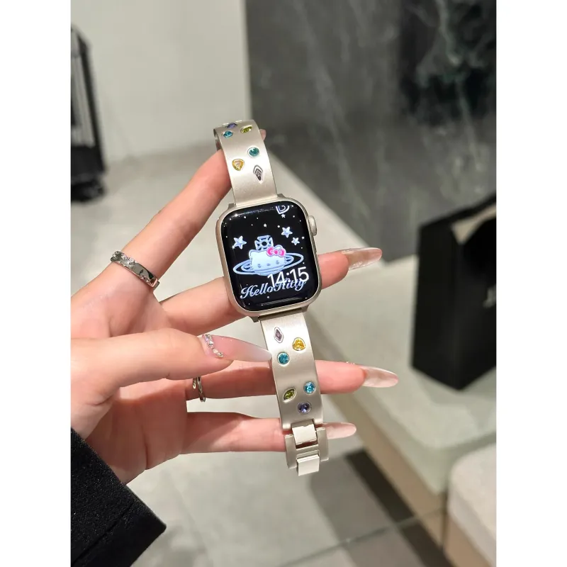PULAISI Watch Band Apple Compatibility Metal-2