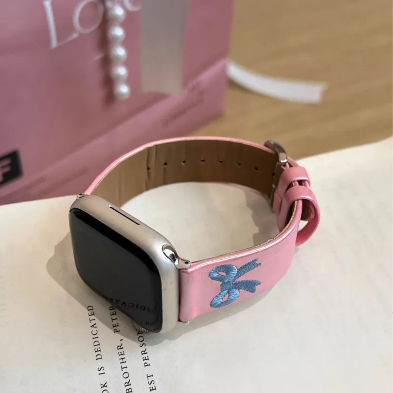 PULAISI Watch Band Apple Compatibility Leather Material-13