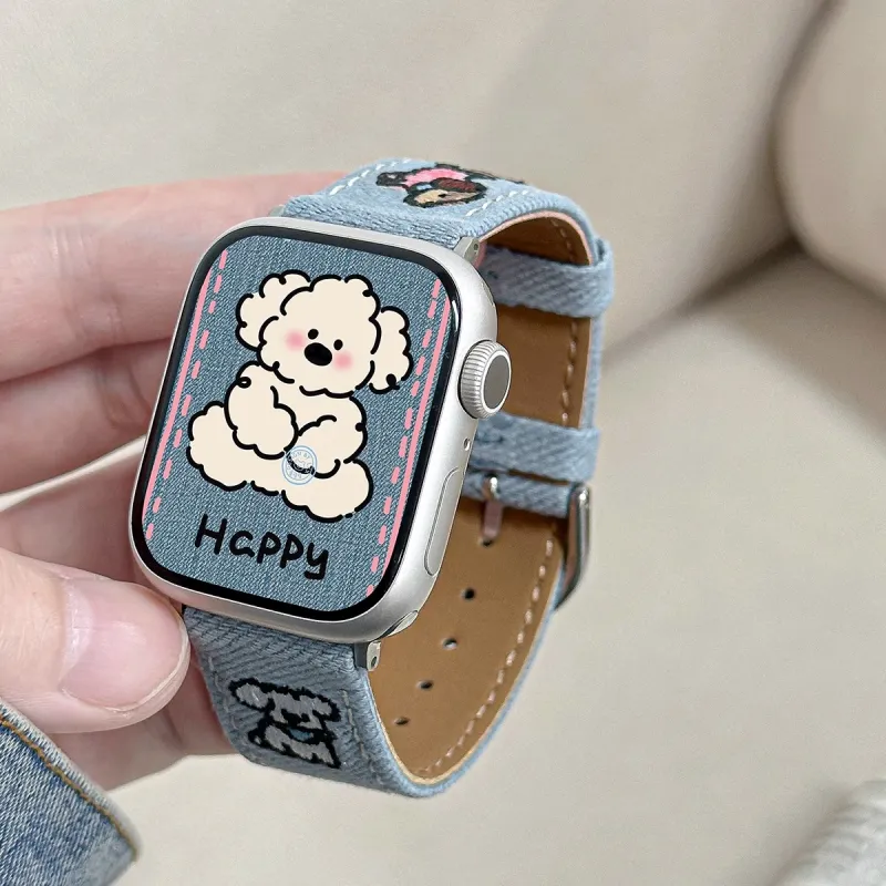 PULAISI Watch Band All Compatibility Canvas Material-3