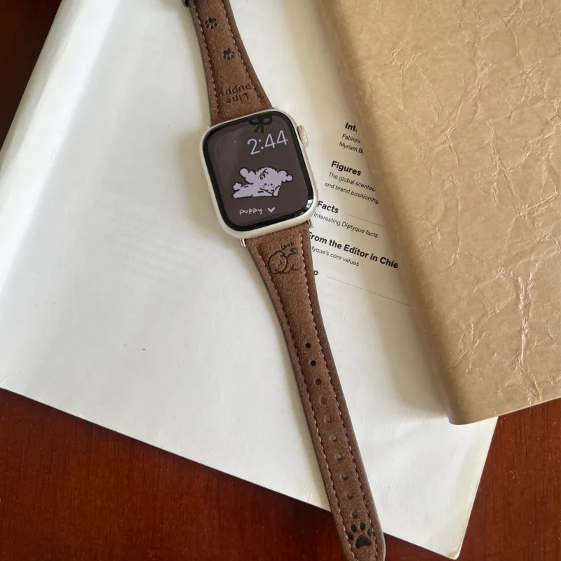 PULAISI Apple Compatibility Watch Band Plush Material-1
