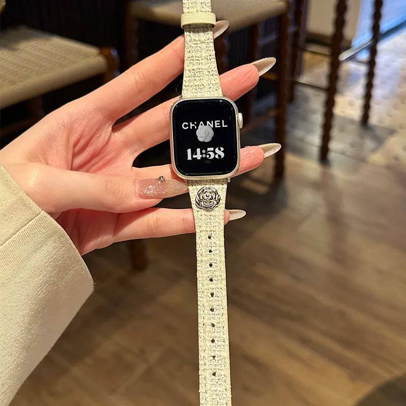 PULAISI Watch Band Apple Compatibility Woolen Material-1