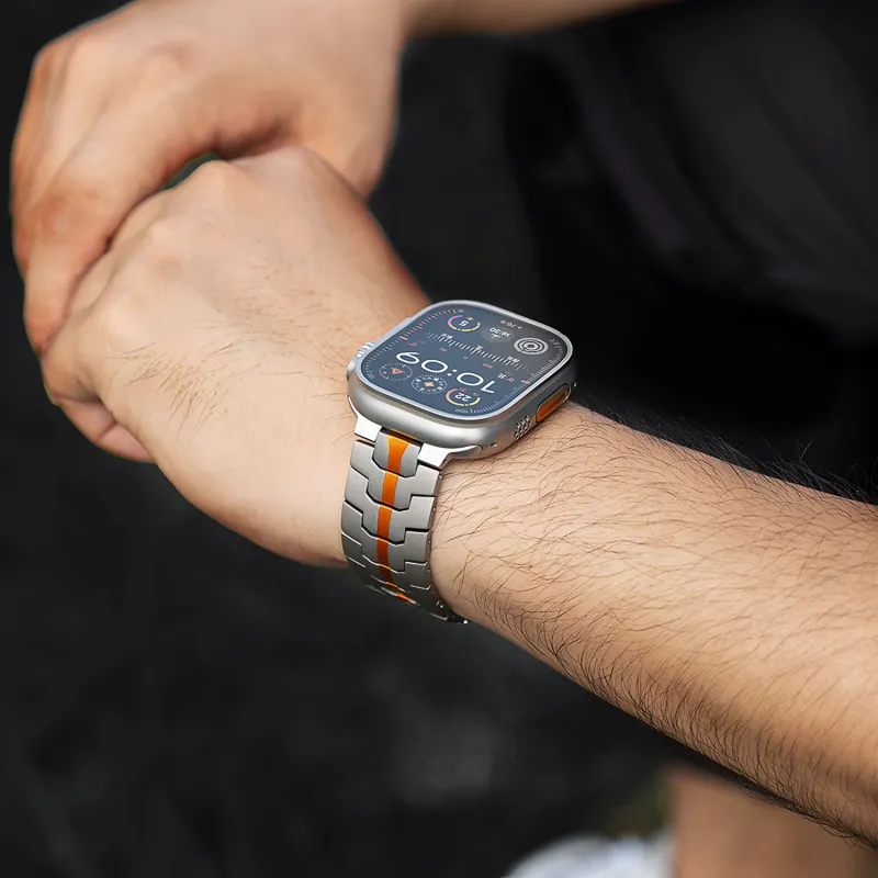 PULAISI Apple Compatibility Watch Band Titanium Material-12