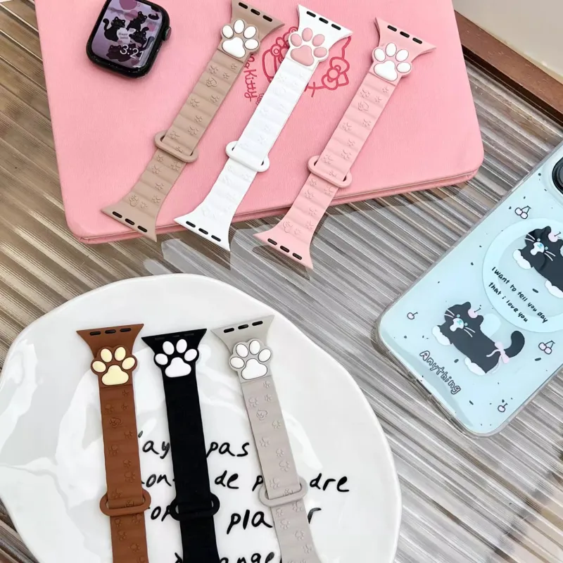 PULAISI Apple Compatibility Watch Band 298mm Silicone Material-8