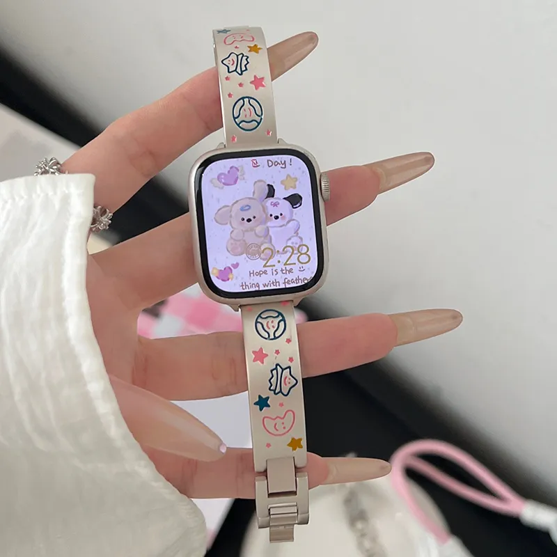 PULAISI Apple Compatibility Watch Band 150mm Metal-5
