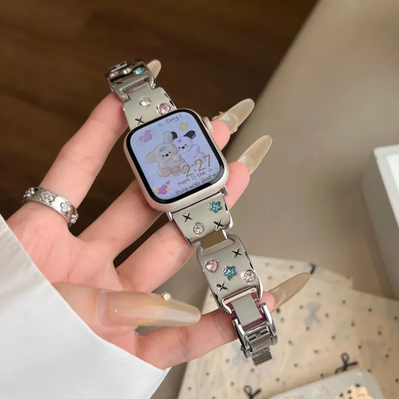 PULAISI Apple Compatibility Watch Band 150mm Metal-3