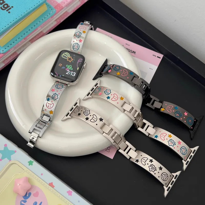 PULAISI Apple Compatibility Watch Band 150mm Metal-8