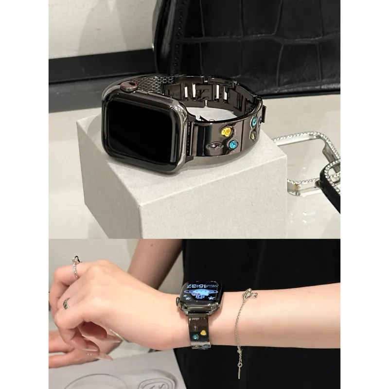 PULAISI Watch Band Apple Compatibility Metal-7
