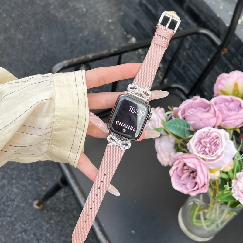 PULAISI Watch Bands Apple Compatibility 190mm Spun Silk Material-7