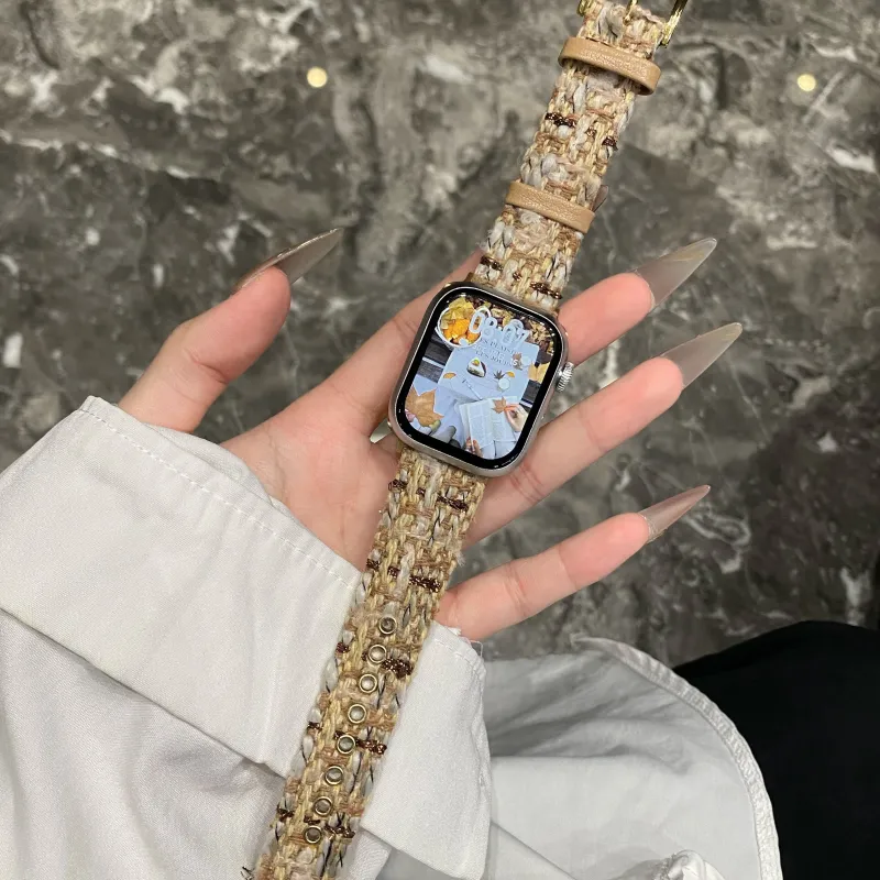 PULAISI Watch Band Apple Compatibility Leather-10