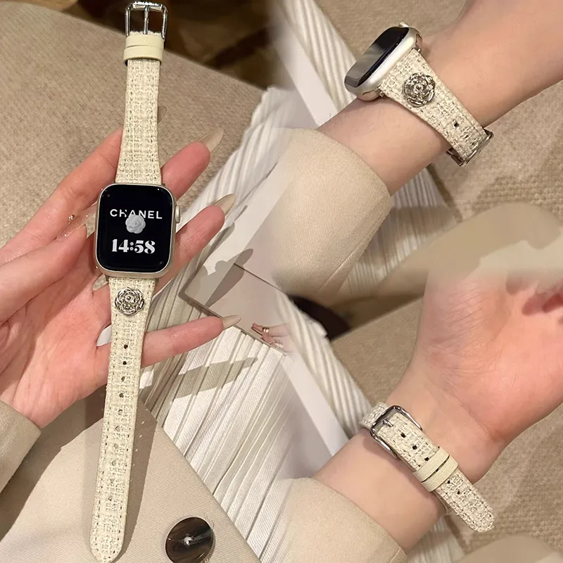PULAISI Watch Band Apple Compatibility Woolen Material-2