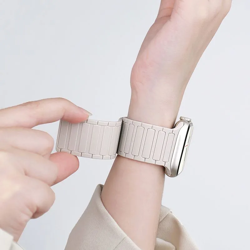 PULAISI Apple Compatibility Watch Band 175~220mm Silicone Material-6