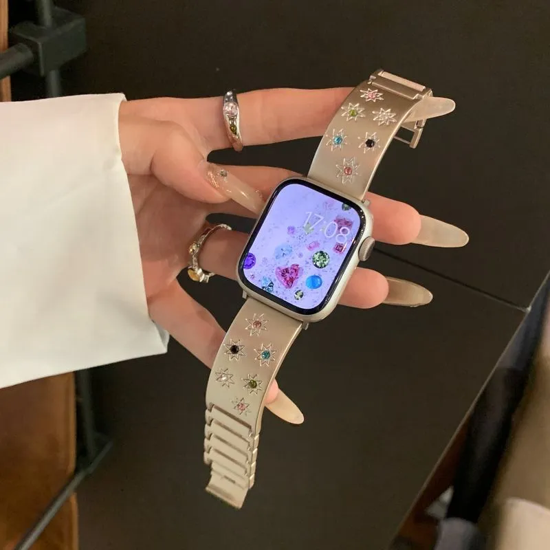 PULAISI Watch Bands Apple Compatibility 220mm Metal-1