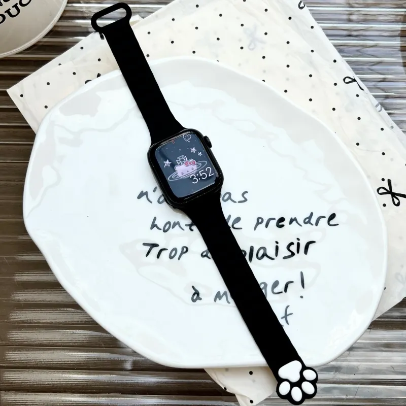 PULAISI Apple Compatibility Watch Band 298mm Silicone Material-16