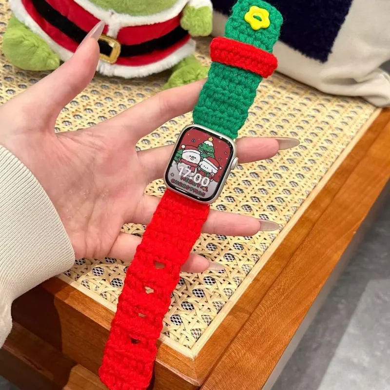 PULAISI Watch Band Apple Compatibility 38/40/41/42/44/45/46/49mm Fabric Material-14