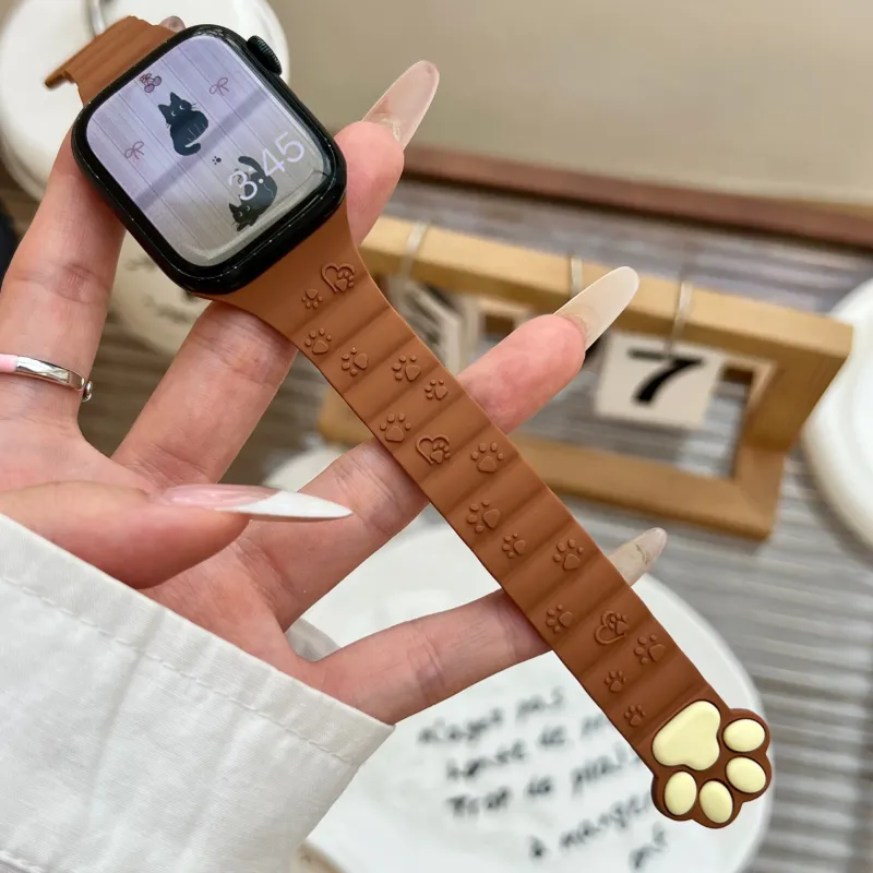 PULAISI Apple Compatibility Watch Band 298mm Silicone Material-13