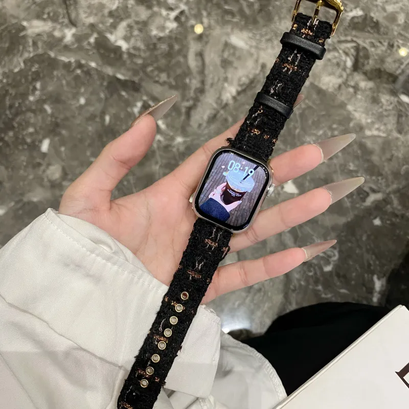 PULAISI Watch Band Apple Compatibility Leather-7