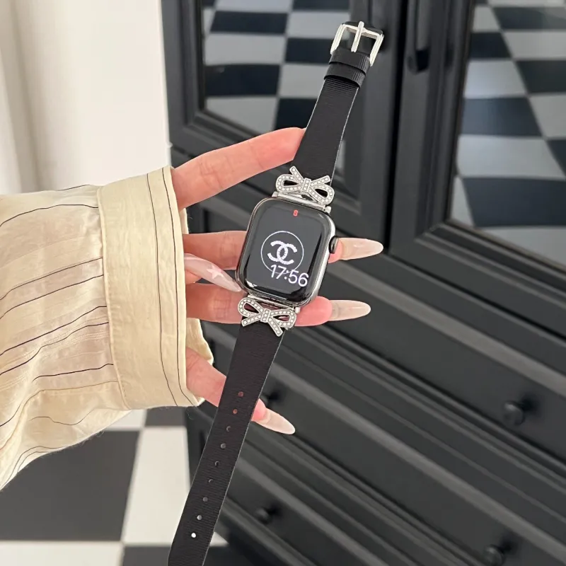 PULAISI Watch Bands Apple Compatibility 190mm Spun Silk Material-5