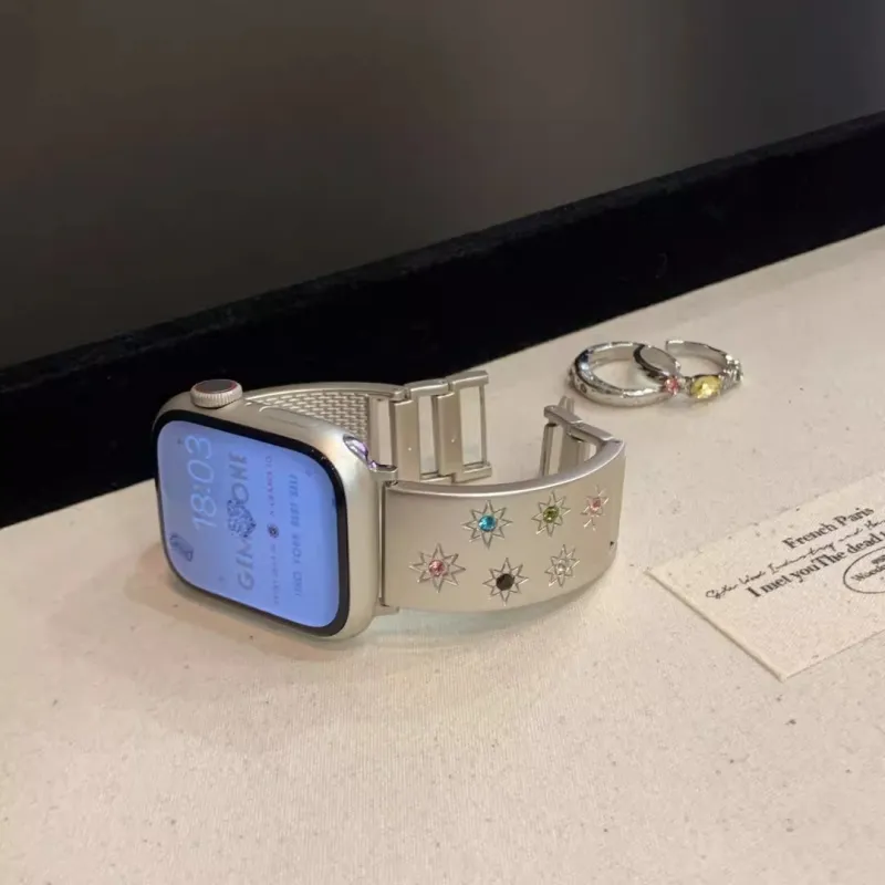 PULAISI Watch Bands Apple Compatibility 220mm Metal-8