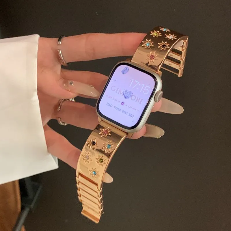 PULAISI Watch Bands Apple Compatibility 220mm Metal-4
