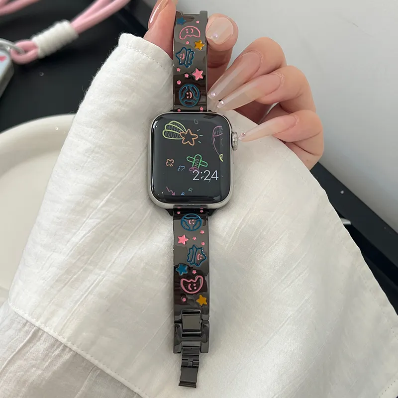 PULAISI Apple Compatibility Watch Band 150mm Metal-3