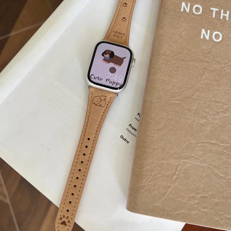 PULAISI Apple Compatibility Watch Band Plush Material-10
